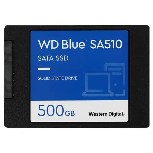Твердотельный накопитель Western Digital 500 ГБ SATA WDS500G3B0A накопитель ssd wd blue 500gb wds500g2b0b