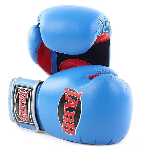 фото Боксерские перчатки jabb je-2010l синий/красный 10 oz