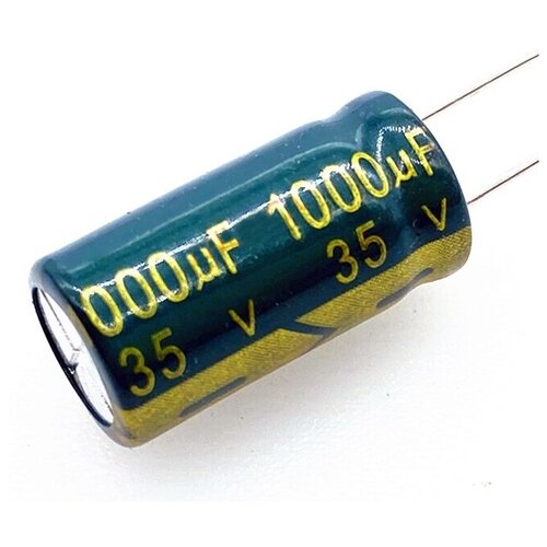 Конденсатор 1000uf 35v 10x20 мм LOW ESR в упаковке 10 штук