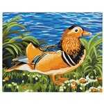 Мосфа Картина по номерам "Утка-мандаринка" 40х50 см (7C-0072) - изображение