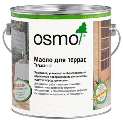 Osmo Масла для террас Terrassen-Öle (0,125 л 019 Масло для террас Серое )