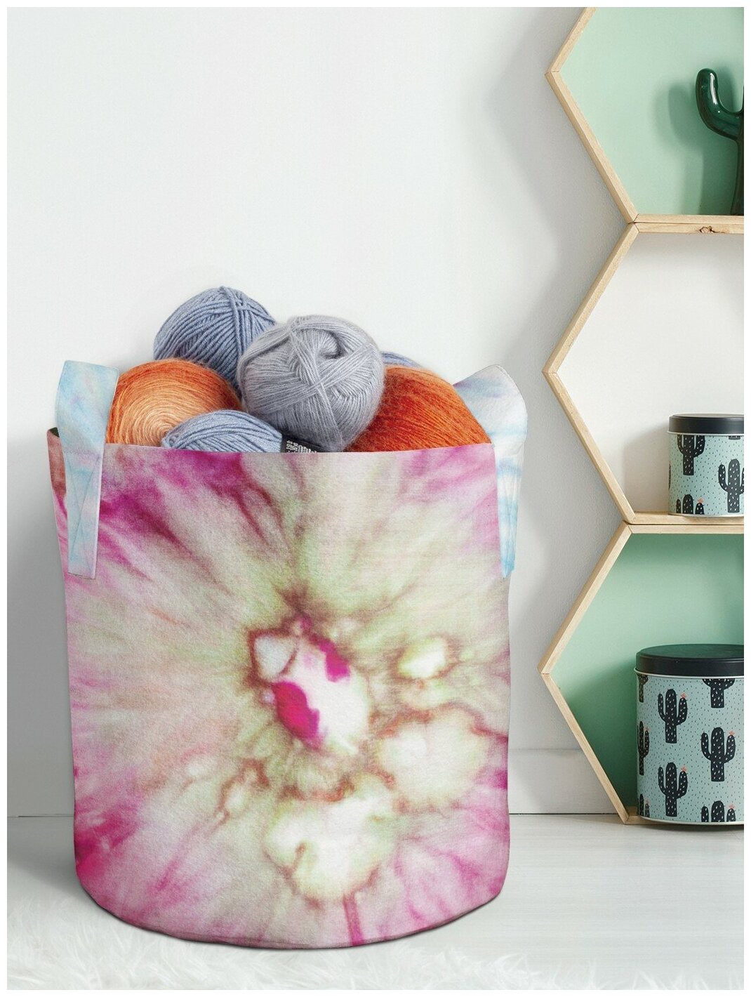 Текстильный мешок горшок для рассады и цветов, из войлока гроубэг JoyArty "Чарующая иллюзия" 27 л