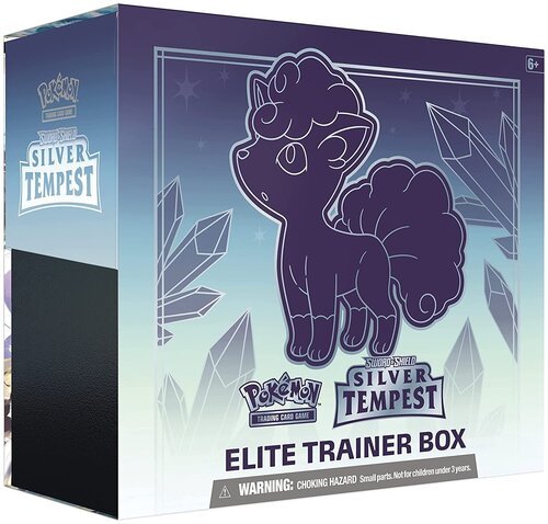 Покемон карты коллекционные: Набор Pokemon издания Sword & Shield Silver Tempest Elite Trainer Box на английском