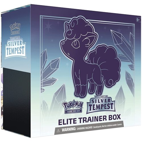 Покемон карты коллекционные: Набор Pokemon издания Sword & Shield Silver Tempest Elite Trainer Box на английском pokemon cards metal gold vmax gx vstar english spanish card charizard pikachu collection battle trainer card child toys gift