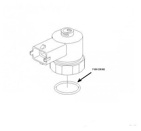 Сальник форсунки 5шт Renault Fiat Ducato Iveco F00VC38002