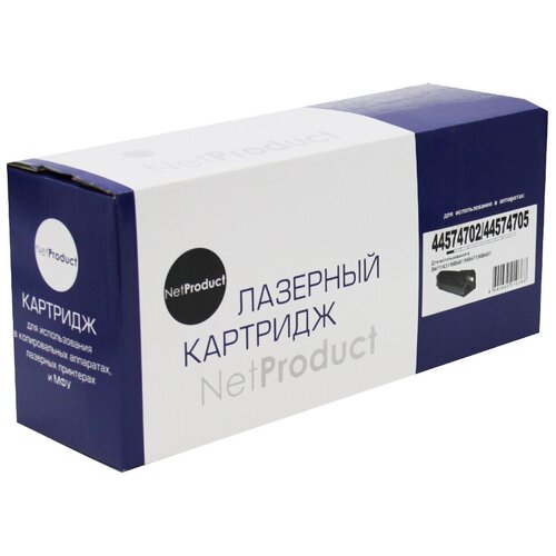 Картридж NetProduct N-44574702/44574705, 3000 стр, черный тонер картридж булат s line 44574705 44574702 для oki b411 b431 чёрный 3000 стр универсальный