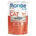 Monge Cat Grill Pouch влажный корм для котят, вкус норвежский лосось, 85г, 10 шт