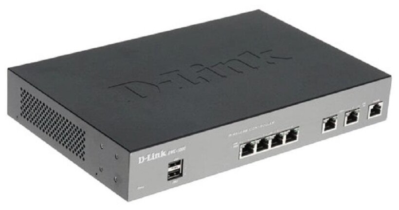 DWC-1000/C1A Беспроводной контроллер с 6 портами 10/100/1000Base-T и 2 USB-портами