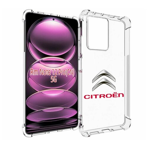 Чехол MyPads citroen-3 мужской для Xiaomi Redmi Note 12 Pro / POCO X5 Pro задняя-панель-накладка-бампер
