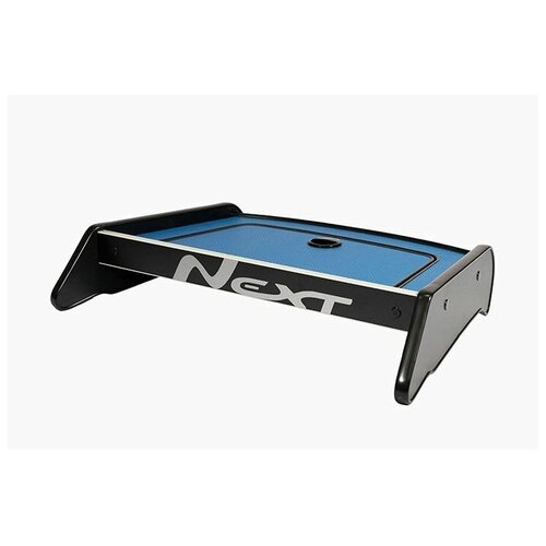 Столик на панель Газелист52 для Газель Next перфорированная кожа, с откидной крышкой, синий