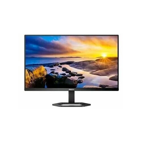 Монитор Philips 23.8 черный жк монитор aoc 23 8 gaming cенсорный экран нет panel ips 1920x1080 16 9 165 гц matte 4 мс колонки камера нет наклон цвет черный красный 24g2spae