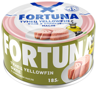 Fortuna Тунец yellowfin филе в оливковом масле, 185 г