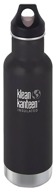 Термобутылка Klean Kanteen Classic Loop, Shale Black, 592 мл