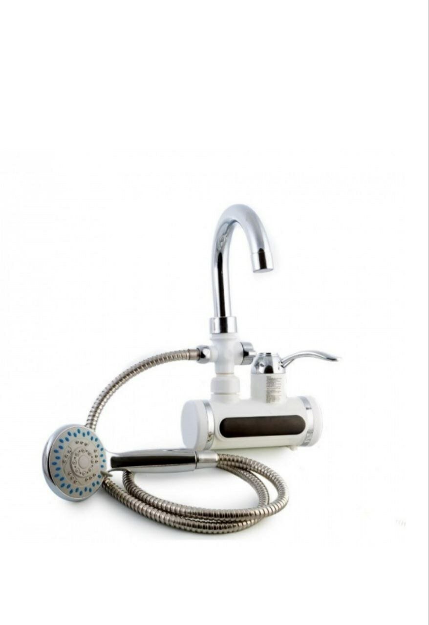 Проточный электрический кран-водонагреватель с душем Instant Electric Heating Water Faucet & Shower - фотография № 3