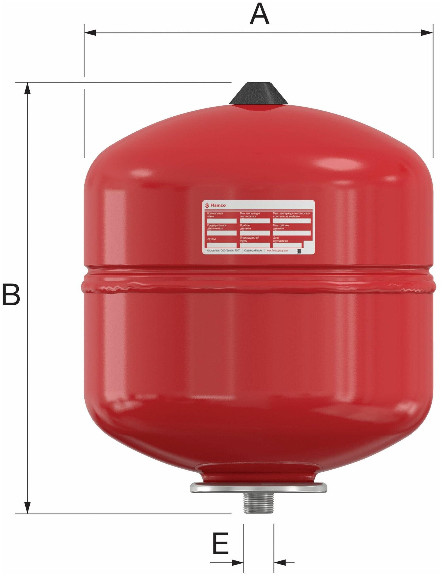Бак расширительный Flexcon R 12л/1,5 – 6bar Flamco отопление