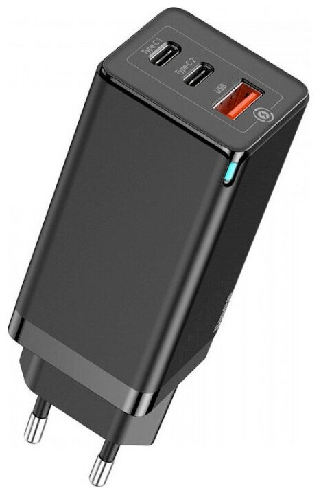 Зарядное устройство сетевое Baseus GaN5 Pro Quick Charger 65W PD 3.0 + Кабель в комплекте (100w Type-C) - фото №12