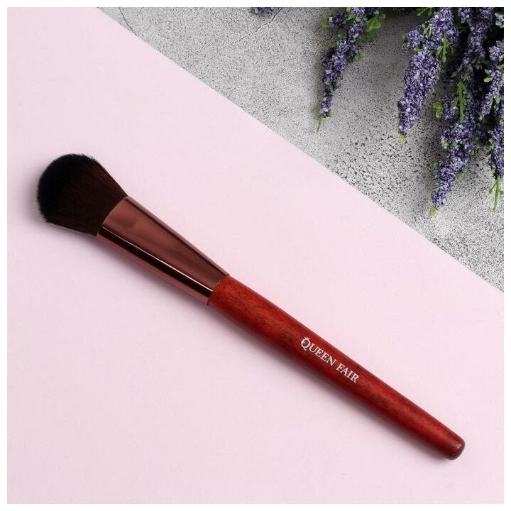 фото Кисть для макияжа, 18 см, цвет коричневый