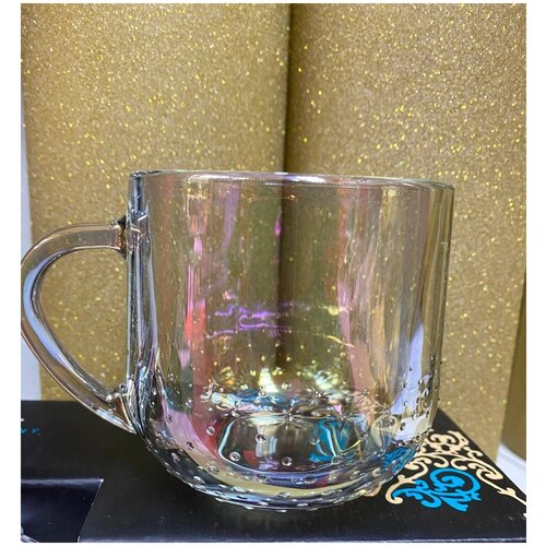 Набор кружек с покрытием цвета лиловая дымка 350 мл, набор 2-х кружек для чая, кофе.