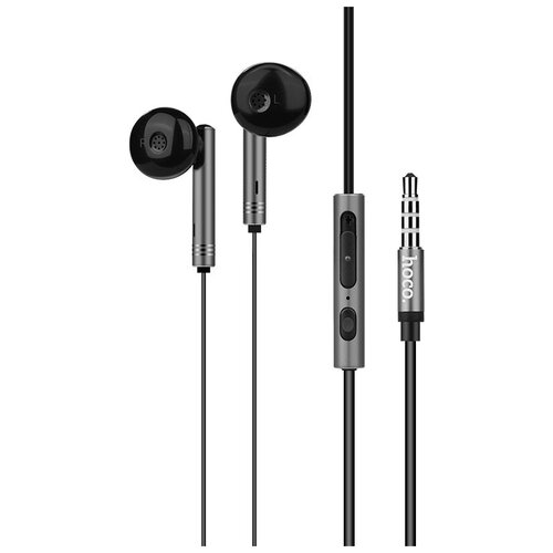 Гарнитура hoco M26 Zorun metal серебристый с черным 44900₽