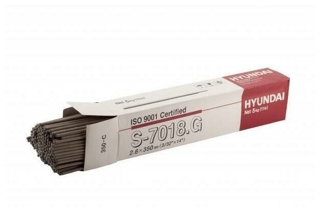 Электроды Hyundai S-6013LF 3.2 х 350 мм (аналог ОК 4600 Эсаб) 5 кг