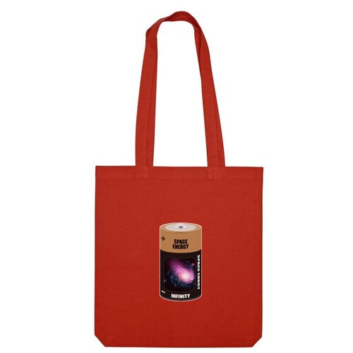 Сумка шоппер Us Basic, красный сумка шоппер market space текстиль мультиколор