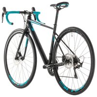 Шоссейный велосипед Cube Axial WS Race Disc (2019) black/darkmint 56 см (требует финальной сборки)