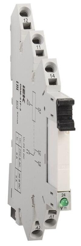 Реле интерфейсное ORM 3 1NO+1NC 24В DC, IEK ORM-41F-3 (20 шт.)