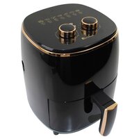 Аэрогриль EASYCOOK 1200W-220V-3.8L-220x220x280-BLACK/GOLD, ESTARES