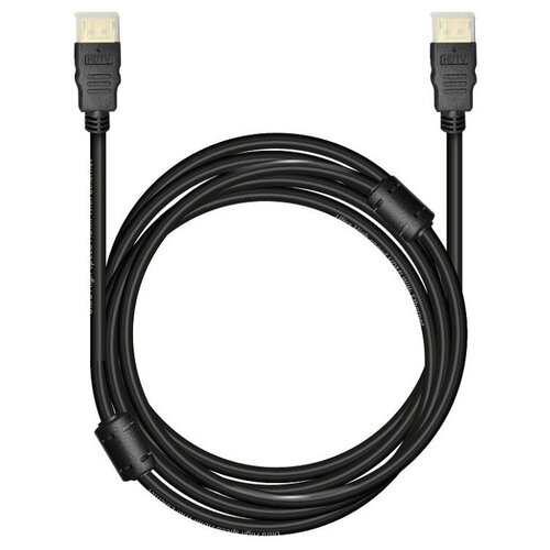 Bion Кабель HDMI v2.1, 19M/19M, 3D, 8K UHD, экран, ферритовые кольца, 3м, черный (BXP-HDMI21-030)