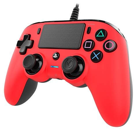 Геймпад проводной Nacon Wired Compact (PS4, PC) Красный