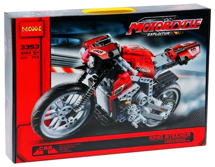 Jisi bricks (Decool) Technic 3353 Мотоцикл
