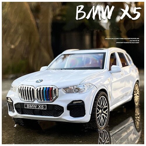 Коллекционная масштабная модель BMW X5(M5) 1:24 (металл, свет, звук) e39 5 series black m5 grilles gloss black front hood kidney grille grill for bmw e60 e61 5 series m5 2003 2009