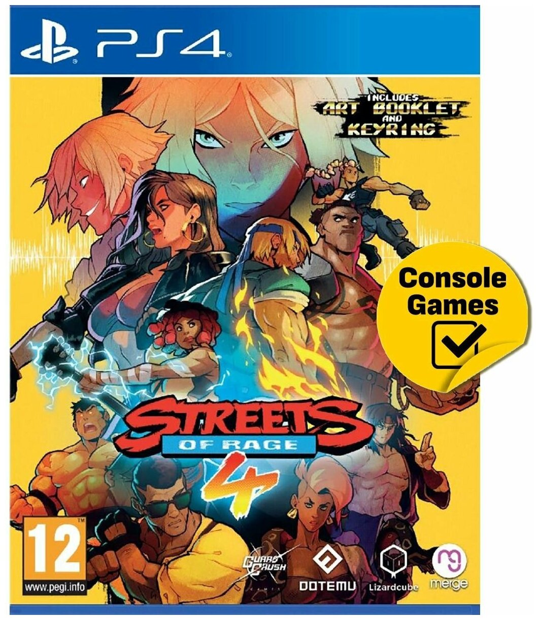 Игра для PlayStation 4 Streets of Rage 4  русские субтитры