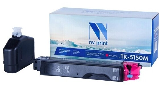 Тонер-картридж NV Print TK-5150M пурпурный для Kyocera ECOSYS M6035cidn/P6035cdn/M6535cidn (10000k)
