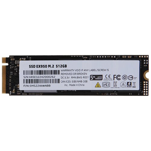 Твердотельный накопитель HP 512 ГБ M.2 5MS22AA 100%sandisk ssd m2 3d nvme 250gb 500gb m2 ssd 1tb pcle nvme 2280 hdd internal solid state drives hard disk for laptop desktop