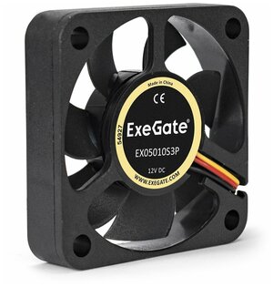 Вентилятор Exegate 50x50x10mm , EX05010S3P подшипник скольжения, 3pin