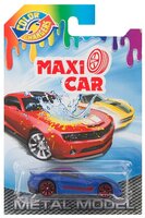 Легковой автомобиль Maxi Car EBS868-4 1:64 7.5 см синий/красный