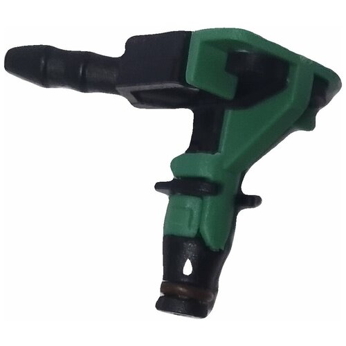 Штуцер обратки форсунки Г-образный DELPHI (пластик)