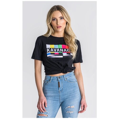 Футболка женская, Цвет Черный, Размер XS