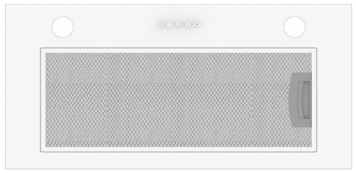Вытяжка кухонная 60 см встраиваемая KUCHE VBM 600 WL белая для кухни - фотография № 4