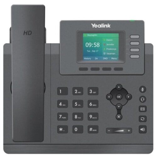 IP-телефон Yealink SIP-T33G 4 акк PoE GigE БП 9693₽