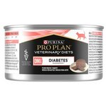 Влажный корм для кошек диетический PRO PLAN VETERINARY DIETS DM St/Ox Diabetes Management при сахарном диабете, паштет,6шт по 195 г - изображение