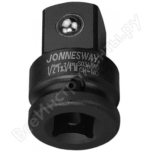 JONNESWAY S03A4A6 Переходник ударный 1/2 - 3/4 JW d150adp14 переходник 1 4 50мм jonnesway арт d150adp14