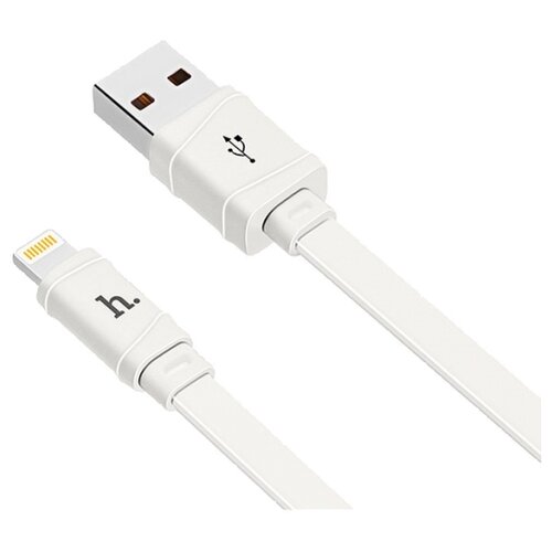 фото Кабель Hoco X5 Bamboo USB - Lightning 1 м белый