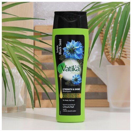 Шампунь для волос Dabur VATIKA BLACK SEED сила и блеск, 200 мл