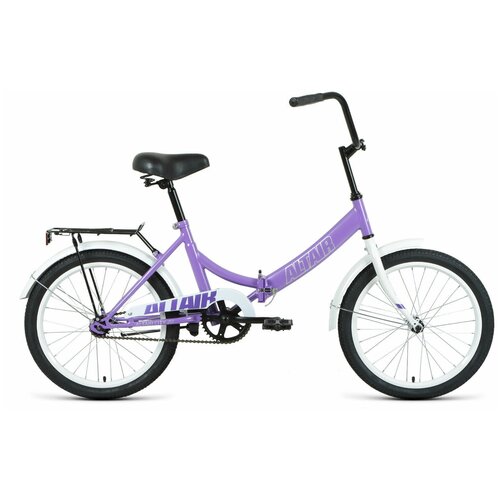 Складные велосипеды Altair Велосипед 20 Altair City, 2022, цвет фиолетовый/серый, размер 14