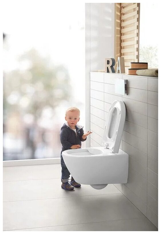 Унитаз подвесной Villeroy & Boch Subway 2.0 5614 R0R1 alpin - фото №19