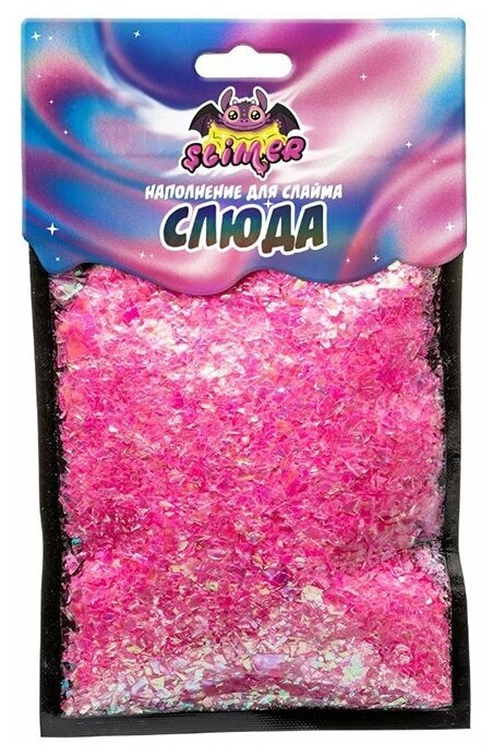 Наполнение для слайма Слюда Ярко-розовая Slimer SSS30-30