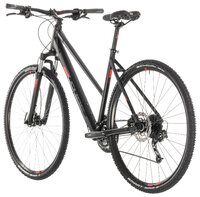 Горный гибрид Cube Nature Pro Trapeze (2019) black/red 50 см (155-162) (требует финальной сборки)