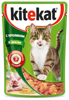 Корм для кошек Kitekat (0.085 кг) 1 шт. Сочные кусочки. С кроликом в желе 0.085 кг 1